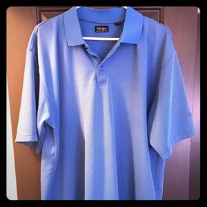 Walter Hagen XL Blue Black Golf Polo Shirt